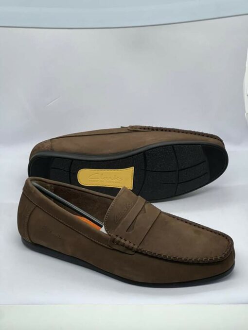 Clarks Coffee Brown Leather Loafer