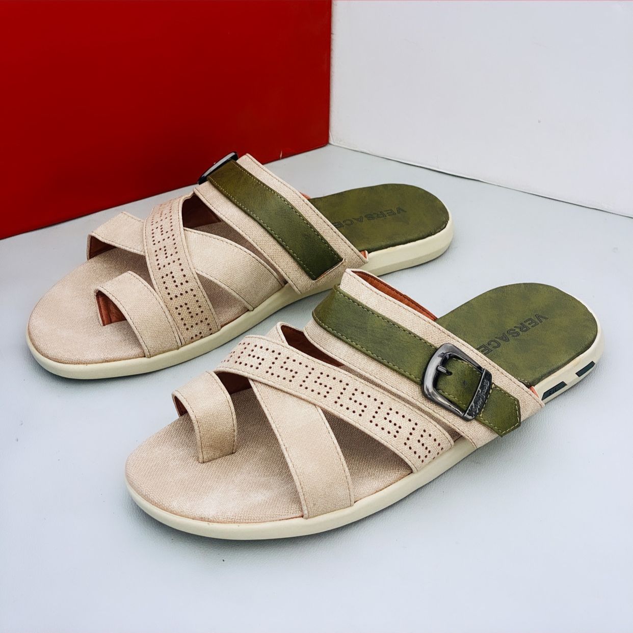 Cross Slides Sandals With Belt Buckle | Buy Online At The Best Price In ...