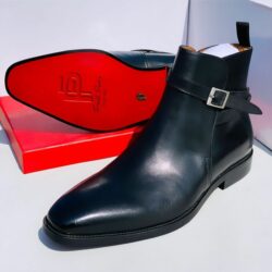 Frank Perry Whole Cut Ankle Strap Chelsea Boot