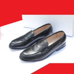 Hanslet Black leather loafer