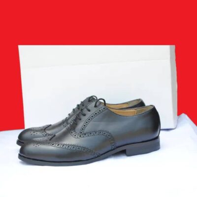 Hanslet black leather lace Shoe