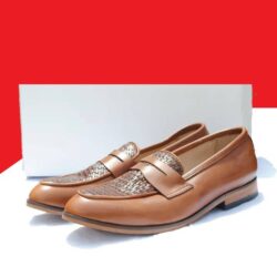 Hanslet brown leather loafer