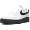 Nike Men's Shoes Air Force 1 Low Black Sole