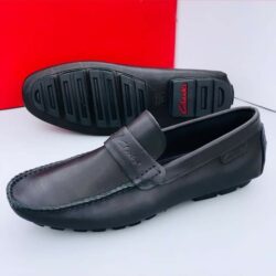 Clarks Black Leather Loafer Shoe