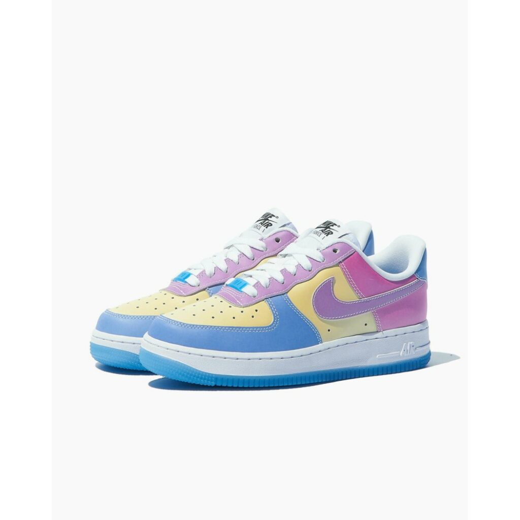 Nike Air Force 1 Low White Blue Purple Shoe Women | Buy Online At The ...