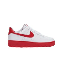 Nike Air Force 1 Low White Red Midsole CK7663-102 Mens Sneakers