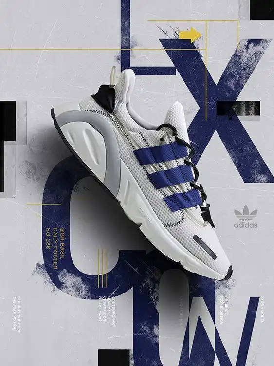 adidas sneaker creative flyer design