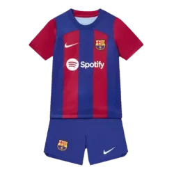 Barcelona Home Kids Jersey 2023-24
