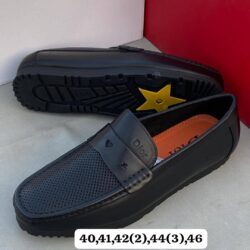 Dior Executive Black Leather Loafer Shoe